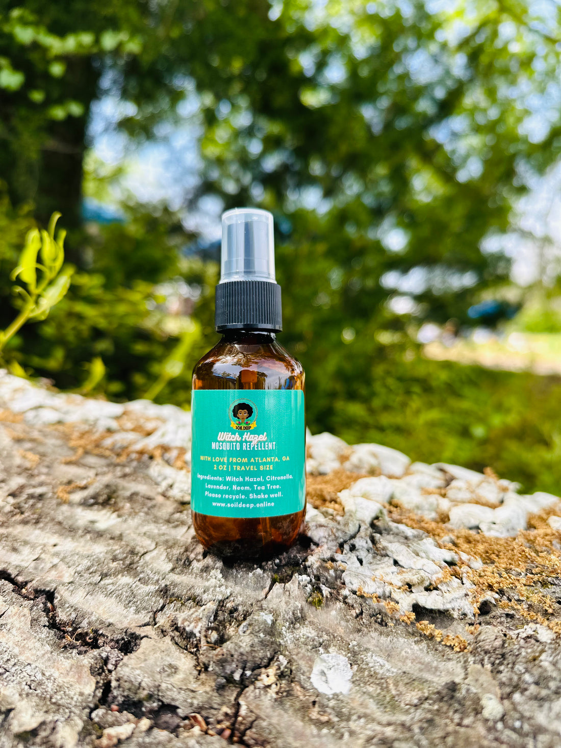 SoilDeep Witch Hazel Oil Mosquito Repellent - Travel Size!
