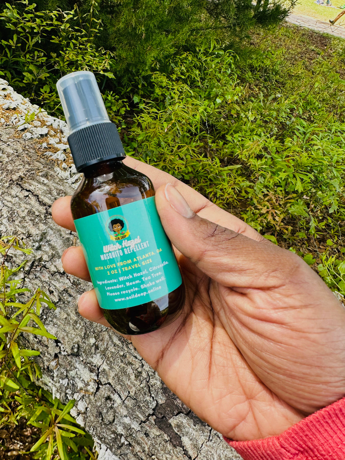 SoilDeep Witch Hazel Oil Mosquito Repellent - Travel Size!